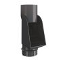 Lindab Steel Self Cleaning Leaf Trap - 100mm Anthracite Grey