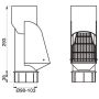 Lindab Steel Self Cleaning Leaf Trap - 100mm Anthracite Grey