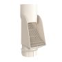 Lindab Steel Self Cleaning Leaf Trap - 100mm Antique White