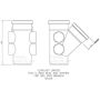 FloPlast Ring Seal Soil Branch - 135 Degree x 110mm Black