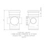 FloPlast Ring Seal Soil Access Pipe Single Socket - 110mm Black
