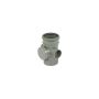 FloPlast Ring Seal Soil Access Pipe Single Socket - 110mm Grey