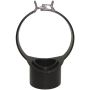 FloPlast Solvent Weld Soil Strap Boss - 110mm Cast Iron Effect