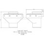 FloPlast Ring Seal Soil Manifold - 110mm Black - Pack of 2