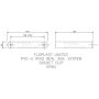 FloPlast Ring Seal Soil Pipe Socket Clip - 110mm Black