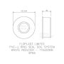 FloPlast Universal Waste Adaptor Grey