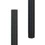 Lindab Steel Downpipe - 100mm x 3mtr Matte Black