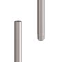 Lindab Steel Downpipe - 75mm x 3mtr Silver Metallic