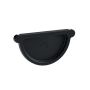 Galeco Steel Half Round Gutter Kit Black - 135mm Diameter