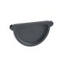 Galeco Steel Half Round Gutter Kit Graphite Grey - 135mm Diameter