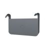 Galeco Square Steel Gutter Kit Graphite Grey - 125mm Diameter