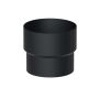 Galeco Steel Round Socket Downpipe Kit Black - 87mm Diameter