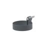 Galeco Steel Round Offset Downpipe Kit Graphite Grey - 87mm Diameter