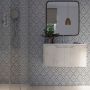 Acrylic Wall Panel - 896mm x 2400mm x 4mm Black Geo