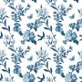 Acrylic Wall Panel - 1200mm x 2400mm x 4mm Vintage China Blue
