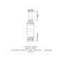 FloPlast Telescopic Pedestal Trap - 32mm x 40mm White