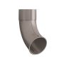 Lindab Steel Downpipe Shoe - 100mm Anthracite Metallic