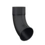 Lindab Steel Downpipe Shoe - 100mm Matte Black