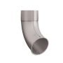Lindab Steel Downpipe Shoe - 75mm Silver Metallic