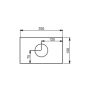 Lindab Magestic Steel Medium Rectangular Water Hopper - 100mm Galvanised