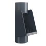 Lindab Steel Vandal Reinforced Leaf Trap - 102mm Graphite