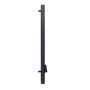 Lindab Steel Vandal Reinforced Pipe with Leaf Trap - 102mm x 2m Graphite