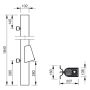 Lindab Steel Vandal Reinforced Pipe with Leaf Trap - 102mm x 2mtr Matte Black