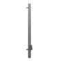 Lindab Steel Vandal Reinforced Pipe with Leaf Trap - 102mm x 2mtr Silver Metallic