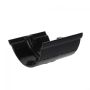 Cast Iron Beaded Half Round Gutter Union - 125mm Black