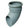 FloPlast Industrial/ Xtraflo Downpipe Single Socket Shoe - 110mm Grey