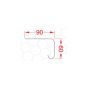 GRP Roofing Fascia Drip Trim - 90mm (W) x 60mm (H)
