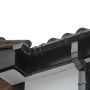 200mm Black Smooth Fascia Board - 18mm x 5mtr