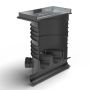 FloPlast Inspection Chamber Set with 46mm Deep Block Paviour Cover - 450mm Diameter