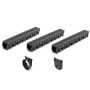FloPlast Channel Drainage Grate PVC Class A15 - Garage Pack
