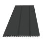 300mm Dark Grey Smooth Hollow Soffit Board - 10mm x 5mtr - Pack of 4