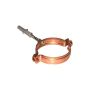 Copper Round Downpipe Clip - 80mm