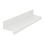 Fibre Cement Cladding Aluminium Drip Profile - 3mtr White
