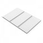 300mm White Woodgrain Hollow Soffit Board - 10mm x 5mtr - Pack of 4