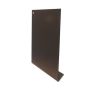 Aluminium Fascia V Profile Length - 175mm x 2mm x 3mtr Anthracite Grey (7016 Matt)