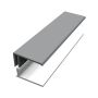 Weatherboard Cladding Two Part Edge Trim - 3mtr Storm Grey