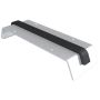 Aluminium Coping Fixing Clip for 301-350mm Wall - 410mm Anthracite Grey (7016 Matt)