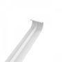 White Bullnose Fascia Double Ended Joiner - 600mm x 40mm