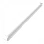 White Bullnose Fascia Double Ended Joiner - 600mm x 40mm