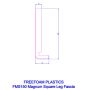 150mm Storm Grey Smooth Fascia Board - 18mm x 5mtr - Pack of 2
