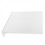 225mm White Woodgrain Fascia Capping Board - 10mm x 5mtr - Pack of 2