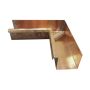 Copper Large Box Gutter Internal Corner - 135 Degree x 115mm