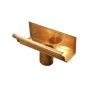 Copper Large Ogee Gutter Running Outlet To 80mm
