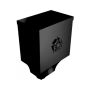 Aluminium Round Swaged Mercury Hopper - 63mm PPC Finish Black (9005 Matt)