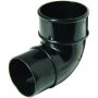 FloPlast Mini Gutter Bend - 92.5 Degree x 50mm Black - Pack of 2