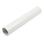 FloPlast Deepflow/ Hi-Cap Downpipe - 80mm x 4mtr White